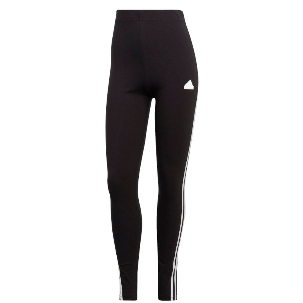 NWT Adidas Black Leggings Future Icon Three Stripes Tight High Rise - Size XXS